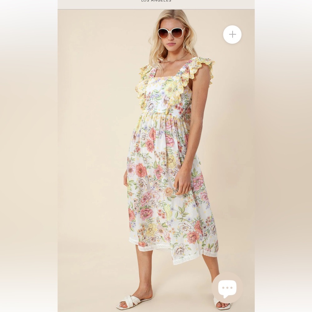 NWT Hale Bob Eyelet Dress, Small